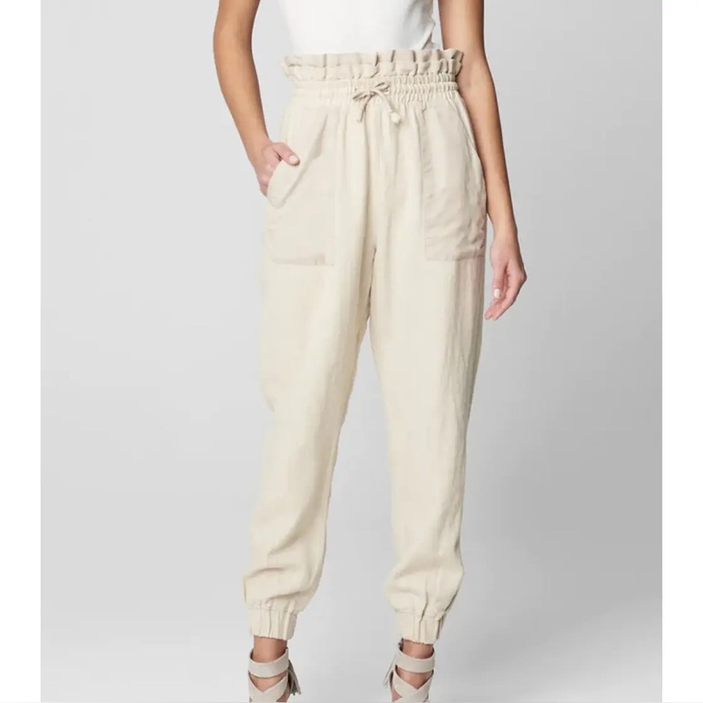 Anthropologie BLANKNYC Paper Bag Jogger Beige Light Khaki Pants XS